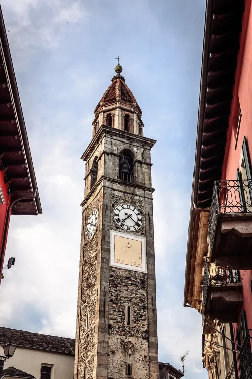Pfarrkirche SS. Pietro e Paolo in Ascona, Station 3 auf dem selbstgeführten Stadtrundgang