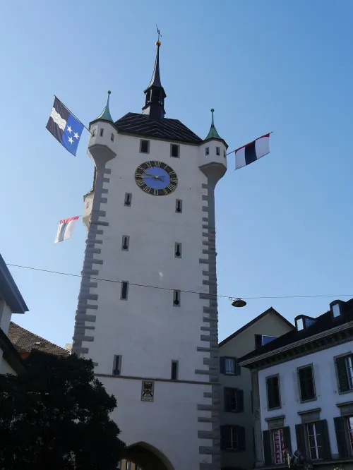 Stadtturm Baden, Station 5 auf dem selbstgeführten Stadtrundgang