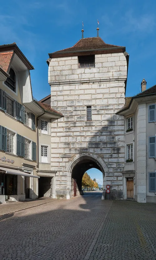 Baseltor in Solothurn, stop 7 on the self-guided walking tour