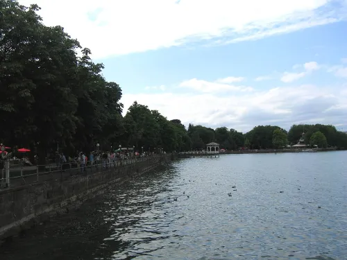 Bregenzer Seepromenade, Station 2 auf dem selbstgeführten Stadtrundgang