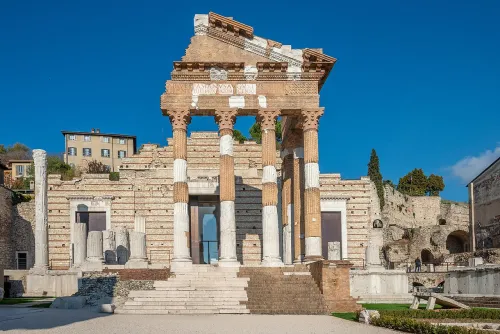 Capitolium und Römerforum in Brescia, Station 5 auf dem selbstgeführten Stadtrundgang