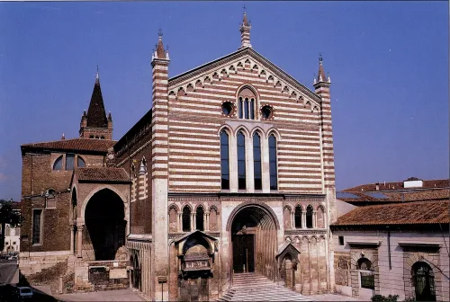 San Fermo Maggiore Church in Verona, stop 2 on the self-guided walking tour
