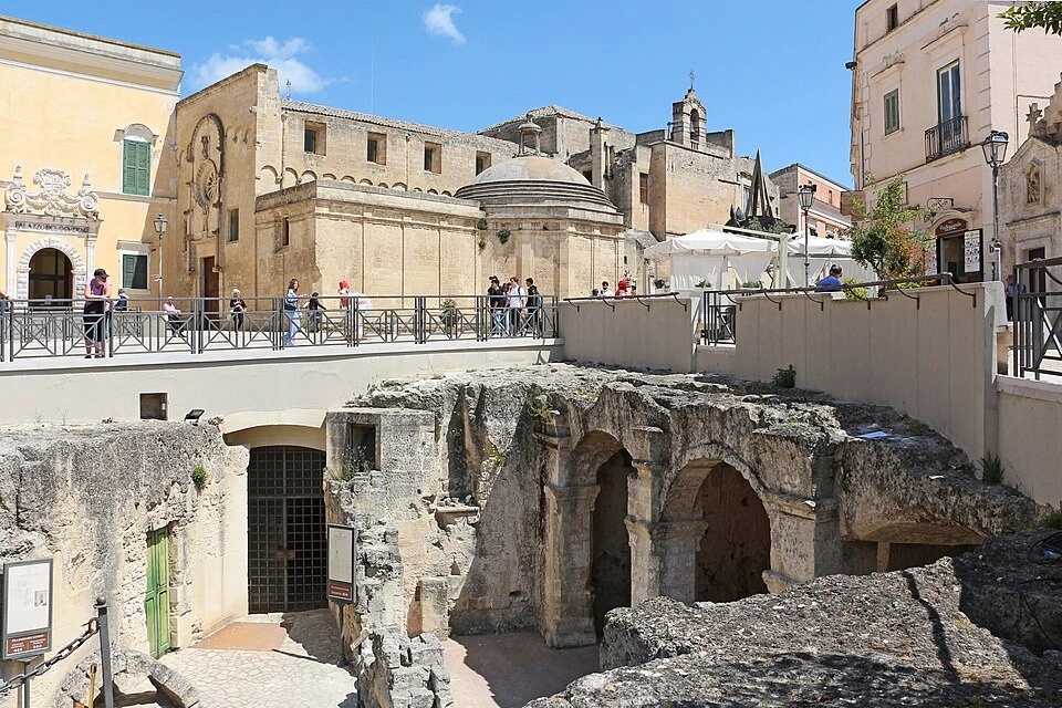 Palombaro Lungo in Matera, stop 2 on the self-guided walking tour