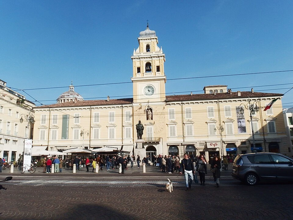 Piazza Garibaldi in Parma, Station 3 auf dem selbstgeführten Stadtrundgang