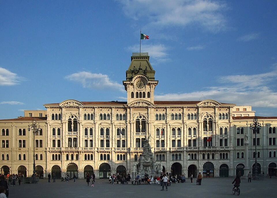 Piazza Unità d'Italia in Triest, Station 1 auf dem selbstgeführten Stadtrundgang