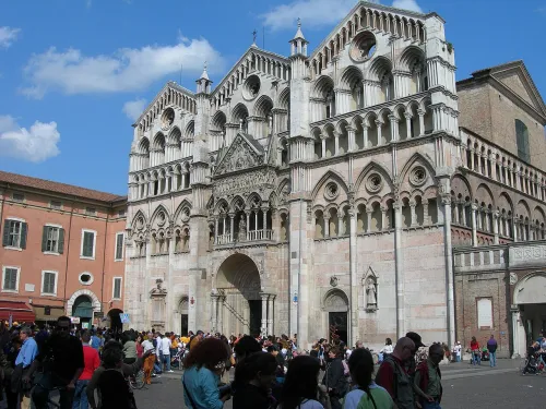 Cathedral of Ferrara, stop 2 on the self-guided walking tour