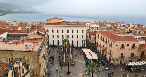 Piazza del Duomo in Cefalù, Station 2 auf dem selbstgeführten Stadtrundgang