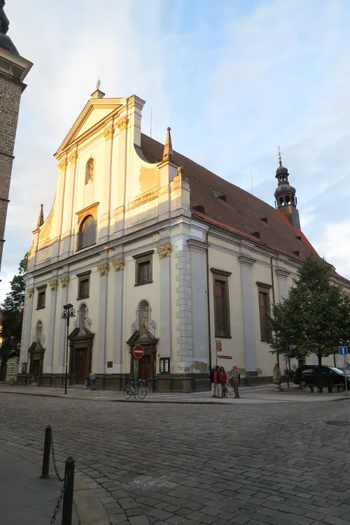 St. Nicholas Cathedral in České Budějovice, stop 3 on the self-guided walking tour