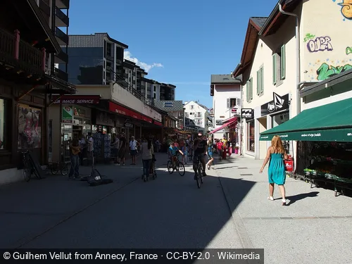 Marché de Chamonix, stop 4 on the self-guided walking tour