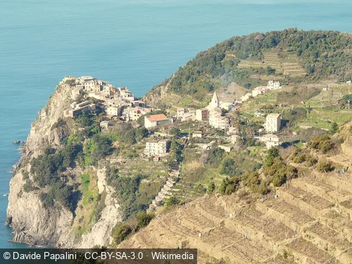 Aussichtspunkt La Torre in Corniglia, Station 6 auf dem selbstgeführten Stadtrundgang