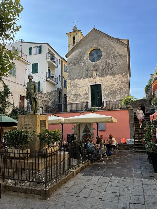 Piazza Taragio in Corniglia, Station 4 auf dem selbstgeführten Stadtrundgang