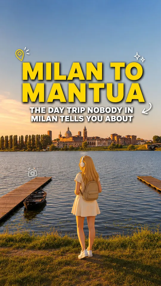 Mantua skyline over the lakes