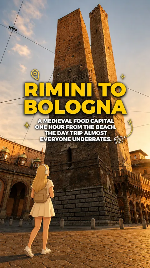 Rimini to Bologna day trip