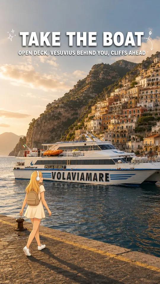 Tragflächenboot nach Positano