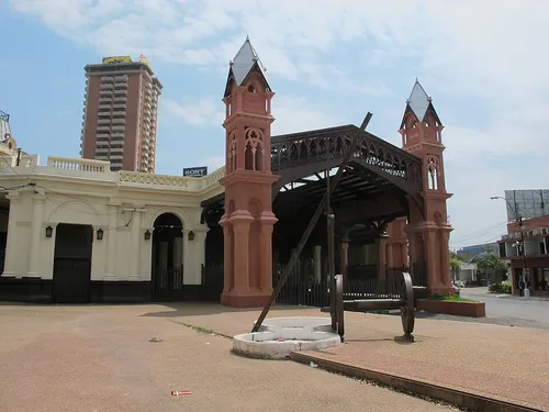 Estación Central del Ferrocarril in Asunción, stop 8 on the self-guided walking tour