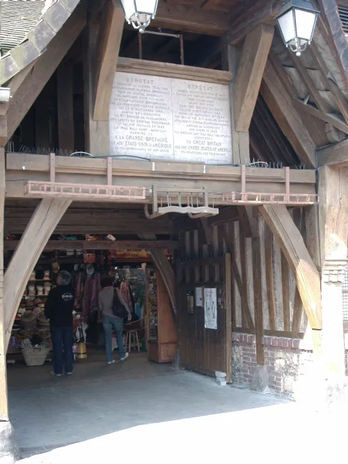Markthalle Étretat, Station 4 auf dem selbstgeführten Stadtrundgang