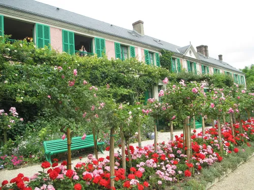Haus und Garten Claude Monet in Giverny, Station 1 auf dem selbstgeführten Stadtrundgang