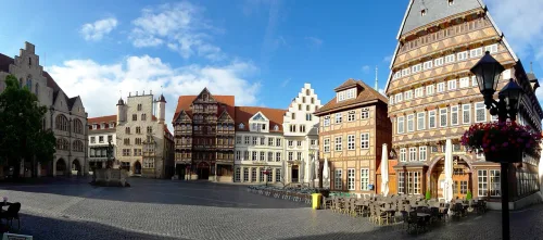 Historischer Marktplatz in Hildesheim, Station 7 auf dem selbstgeführten Stadtrundgang