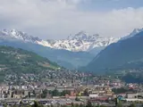 Blick auf Aosta