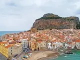 Blick auf Cefalù