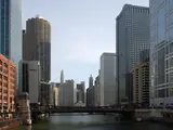 Blick auf Chicago