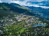 Blick auf Crans-Montana