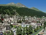Blick auf Davos