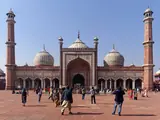 Blick auf Delhi