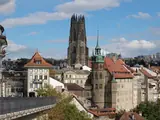 Blick auf Freiburg im Üechtland