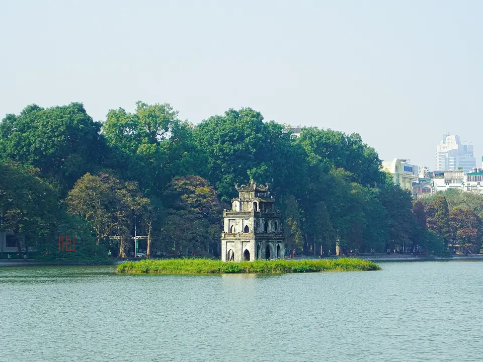 Blick auf Hanoi