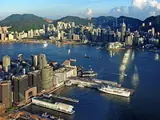 Blick auf Hongkong