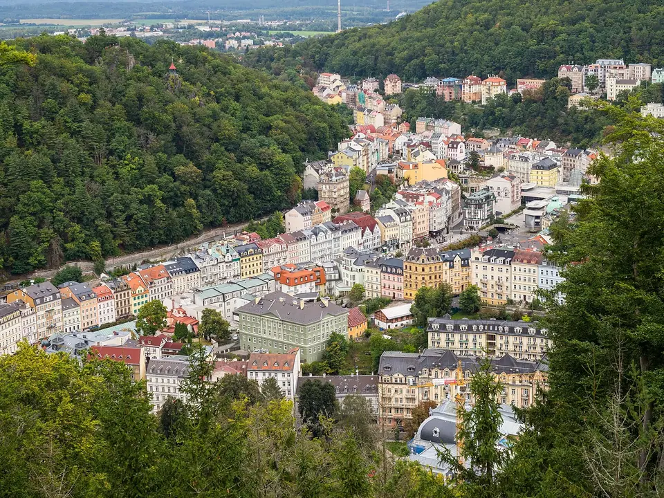 Blick auf Karlsbad