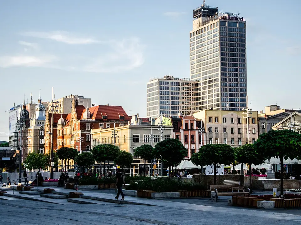 Blick auf Kattowitz