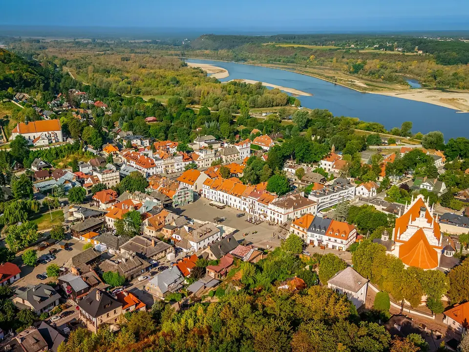 Blick auf Kazimierz Dolny