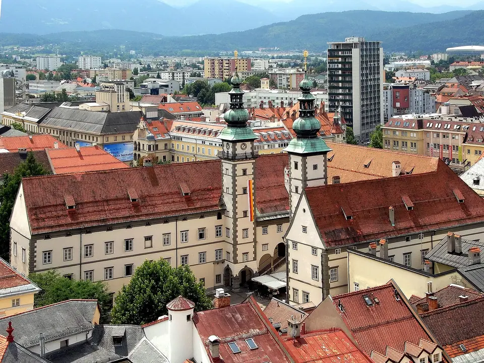 Blick auf Klagenfurt