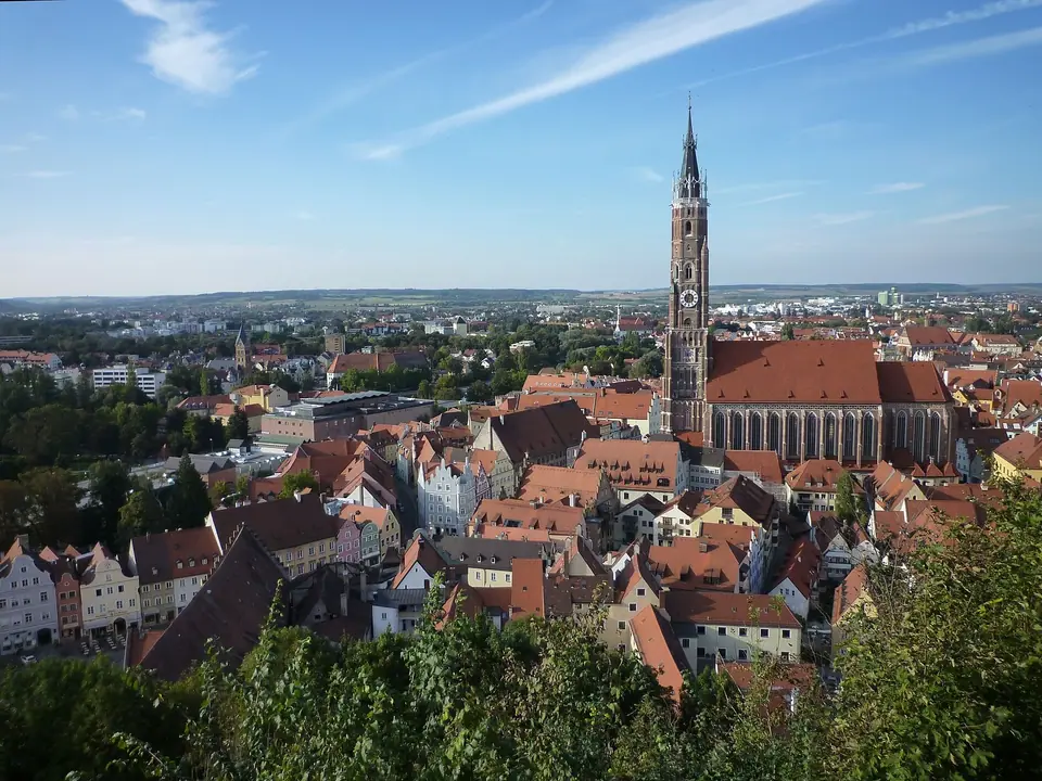Blick auf Landshut