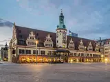 Blick auf Leipzig