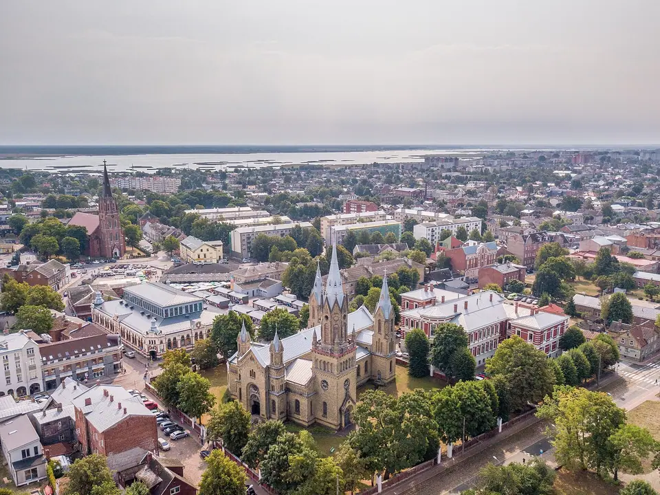 Blick auf Liepāja