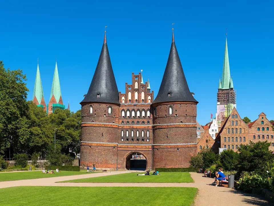 Blick auf Lübeck