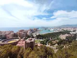 Blick auf Málaga