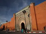 Blick auf Marrakesch