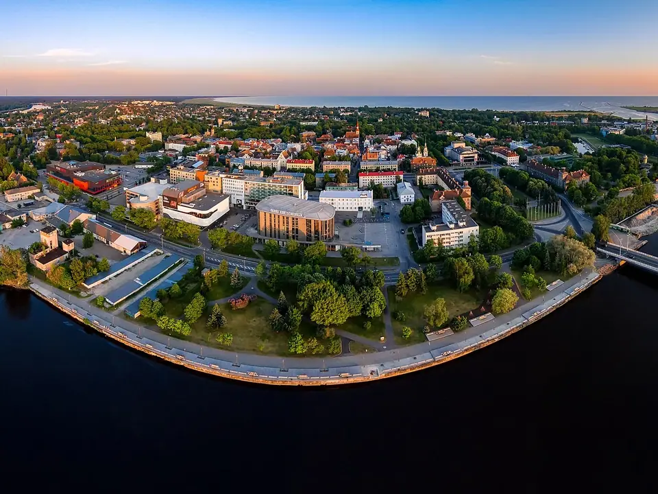 Blick auf Pärnu