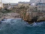 Blick auf Polignano a Mare