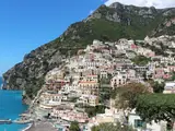 Blick auf Positano