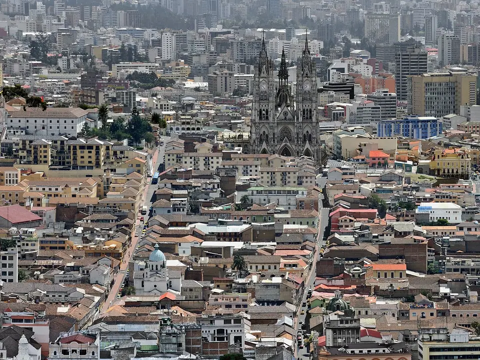 View of Quito