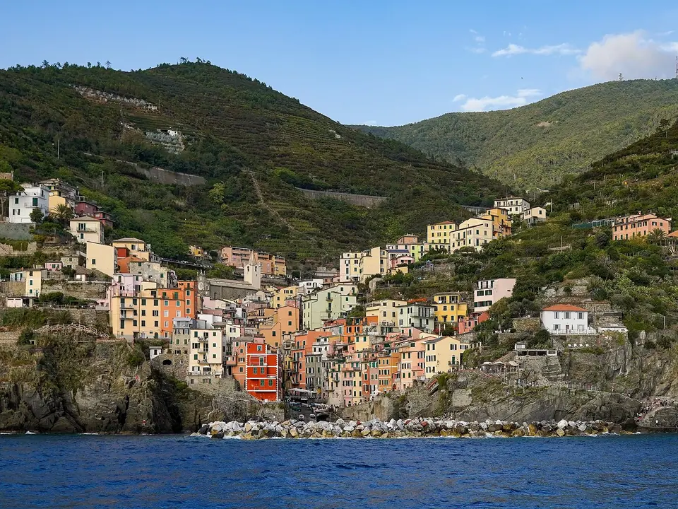 Blick auf Riomaggiore