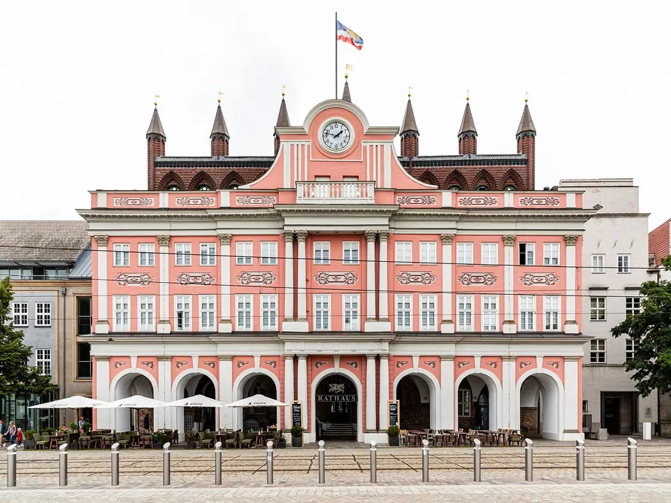 Blick auf Rostock