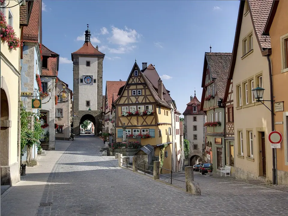 Blick auf Rothenburg ob der Tauber