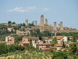Blick auf San Gimignano
