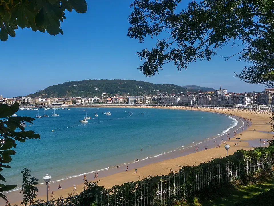 Blick auf San Sebastián